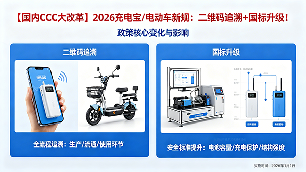【国内 CCC 大改革】2026 充电宝 / 电动车新规：二维码追溯 + 国标升