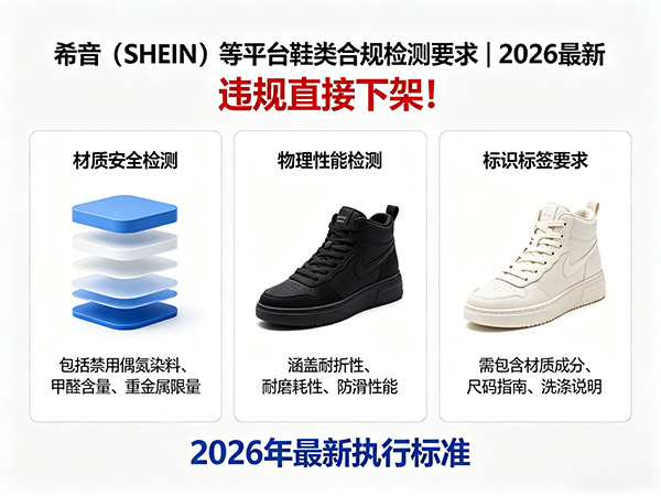 希音（SHEIN）等平台鞋类合规检测要求